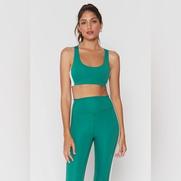Spiritual Gangster NWT Studio Sports Bra Green Eco Jersey‎ - Picture 2 of 4